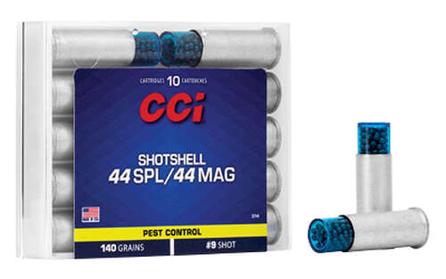 Ammunition CCI Ammunition Shotshell 44Magnum CCI 44MAG #9 SHOTSHELL 10/200